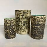 Trio of ceramic vases from the 70s
