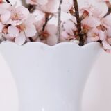 White vase Bareuther Waldsassen 50s