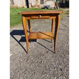 Oak table from the 1930s, 1 drawer.
