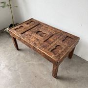 Savoyard folk art coffee table