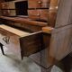 Louis XVI style cylinder desk in mahogany with a double system.