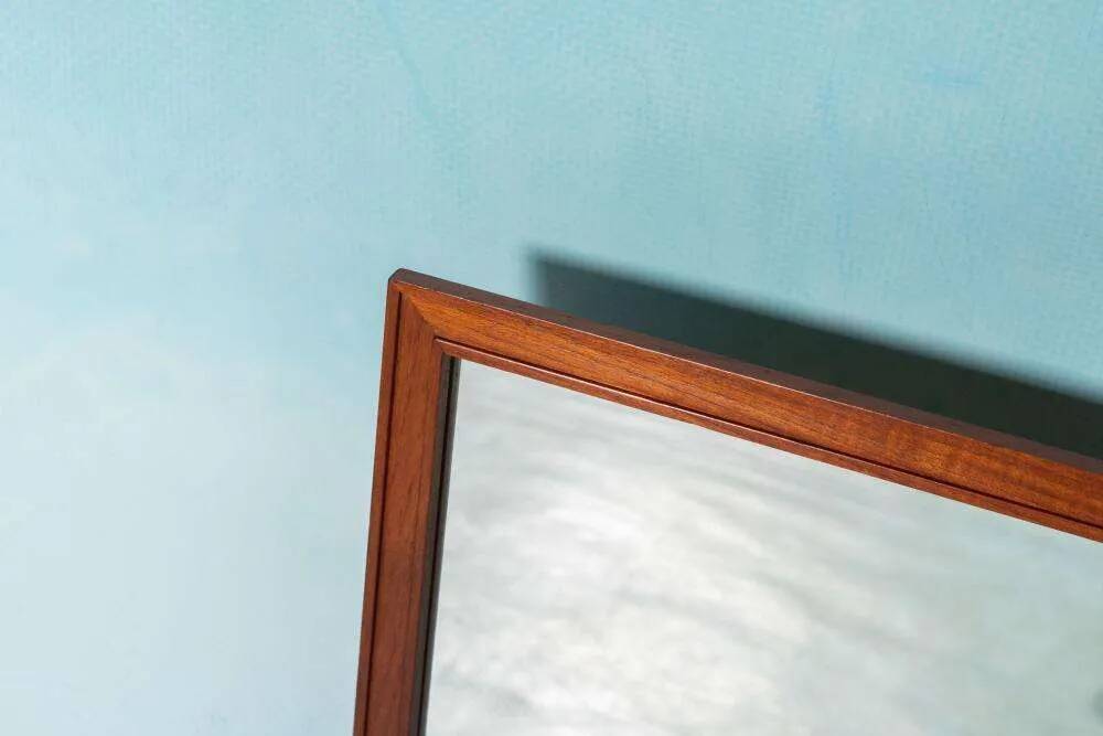 Vintage Scandinavian mirror Froseke, mid-century mirror
