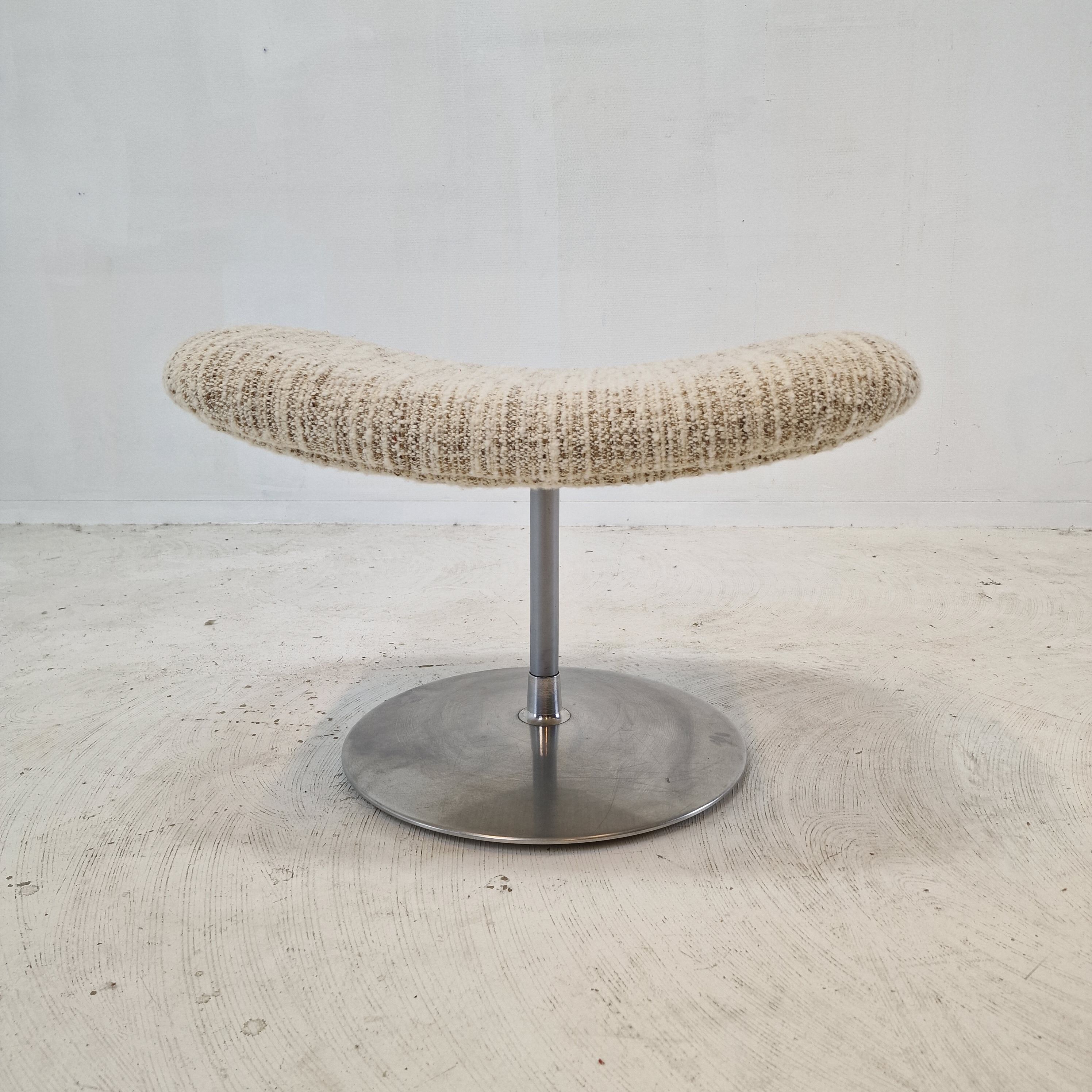 Big Tulip Chair and Ottoman by Pierre Paulin for Artifort, 1980s