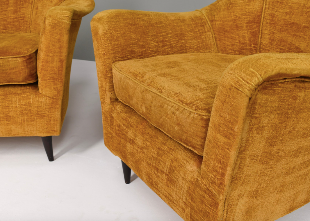 Set of 2 armchairs Italy 1950