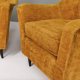 Set of 2 armchairs Italy 1950