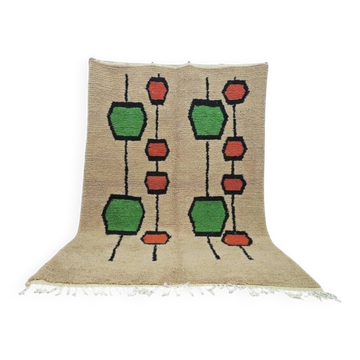 Moroccan rug in natural wool 250cmx150cm
