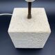 Square lamp foot in natural Gard stone