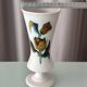 Vintage West Germany Hand-Painted Ceramic Vase | Handarbeit | 22 cm