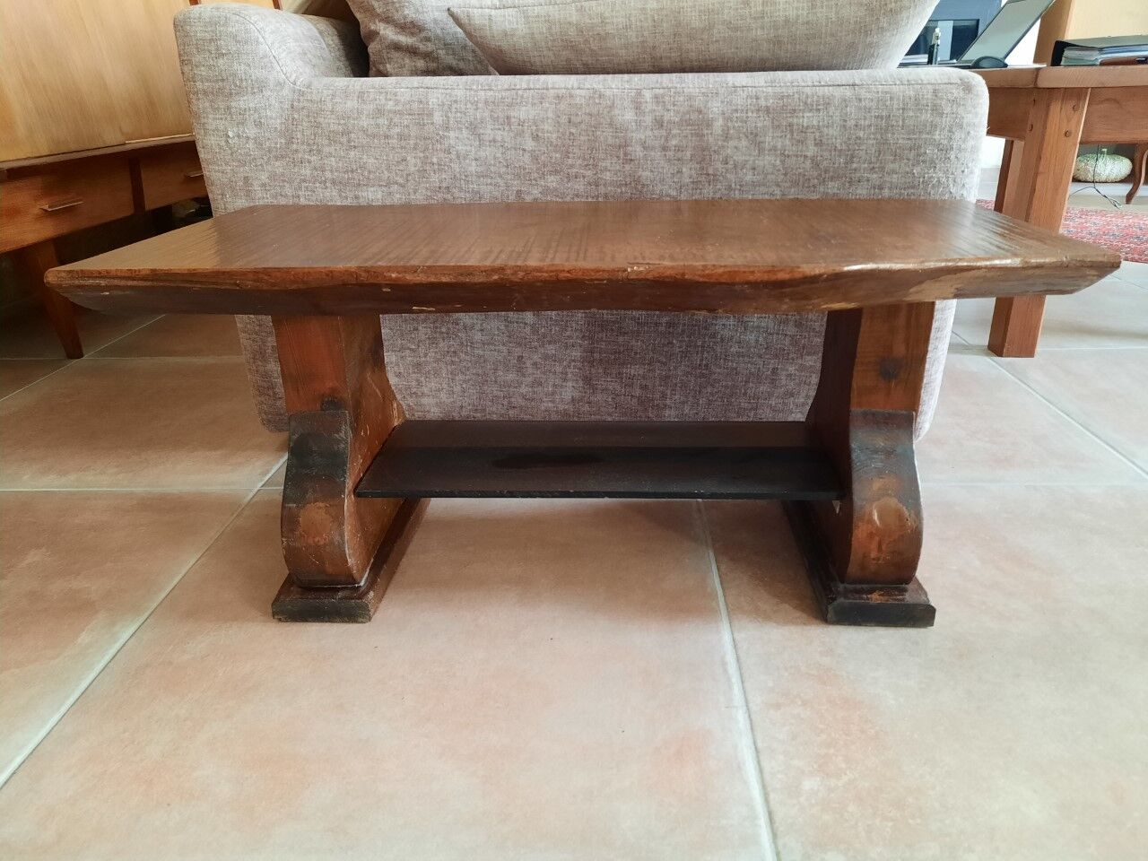 Brutalist coffee table