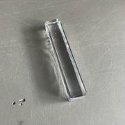 11 moulded glass knife rests - Ref 1167