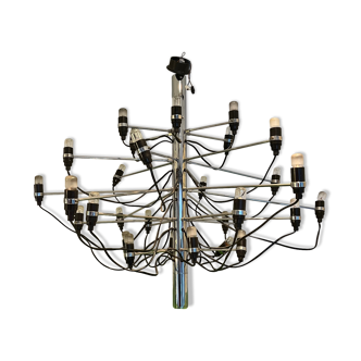 Vintage chandelier 2097/30 Gino Sarfatti for Arteluce 60s
