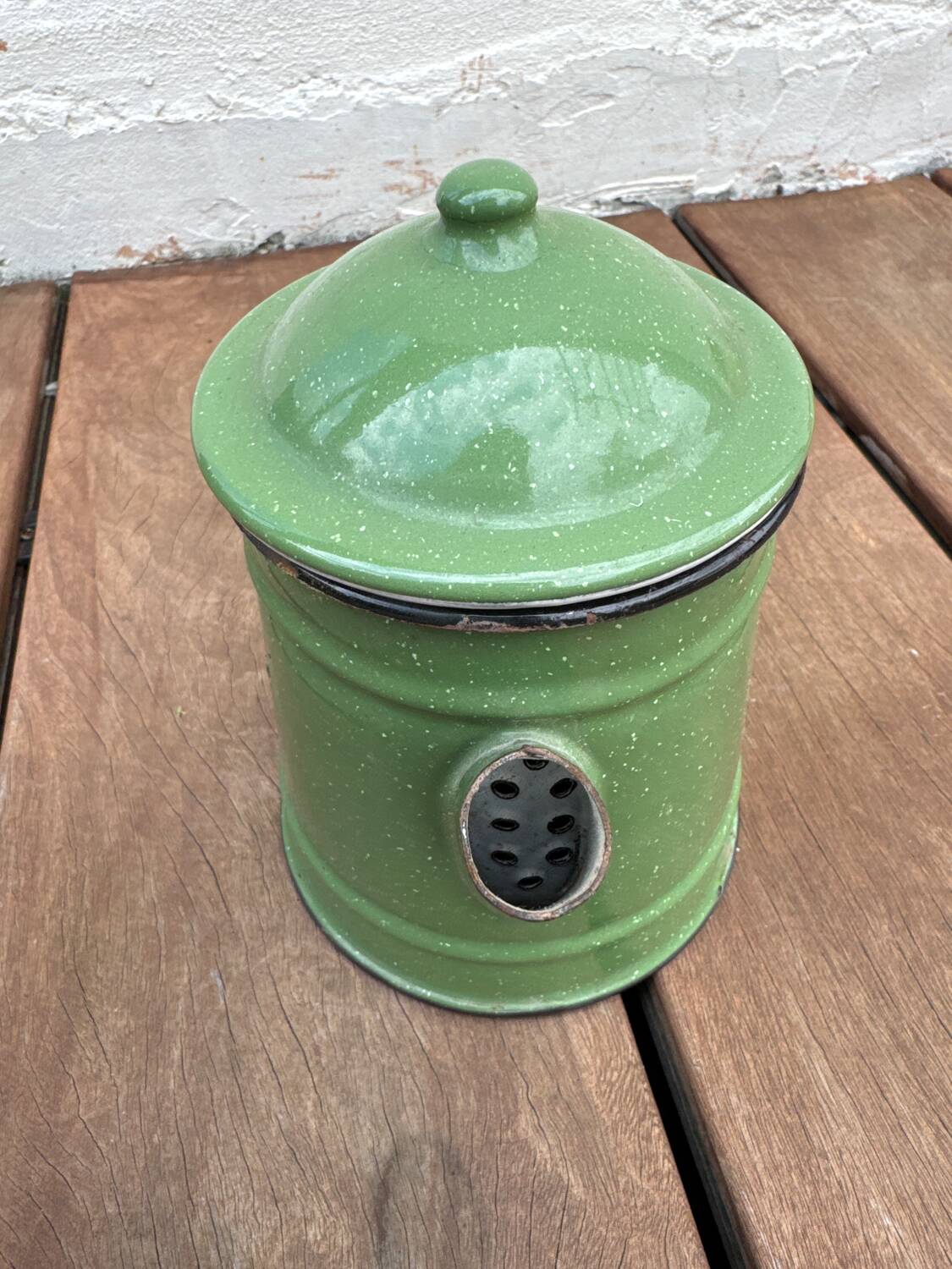 Olive teapot