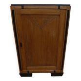 Furniture with an art deco door with 2 solid wood interior shelves – Completely revamped