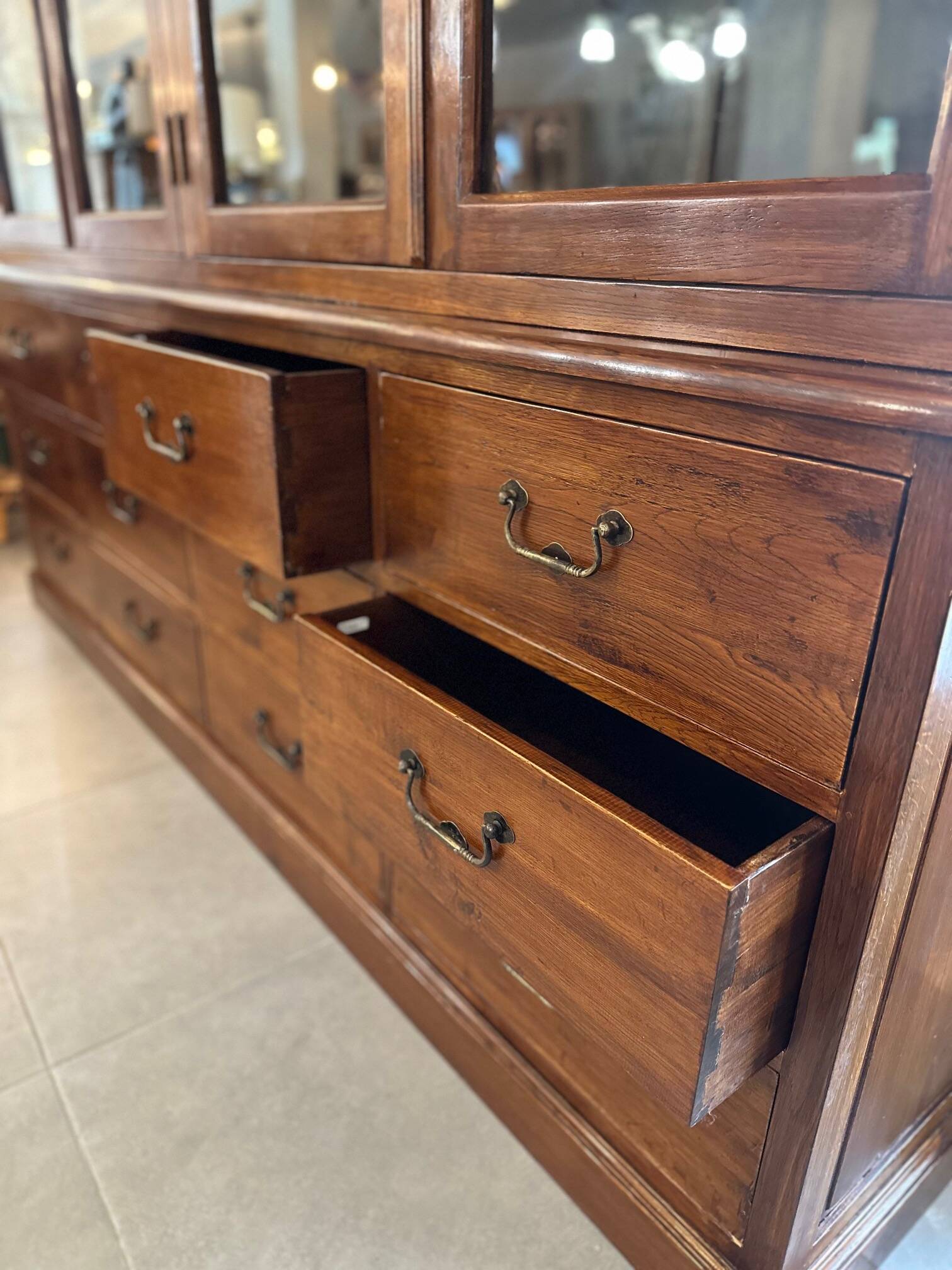 Oak display cabinet 1920