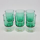 6 verres Luminarc vert