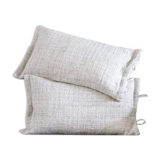 Pair of handwoven cushions