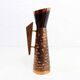 Vase vintage en cuivre et teck