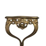 Vintage baroque hanging table/console in gold