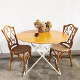 Pair of rattan chairs