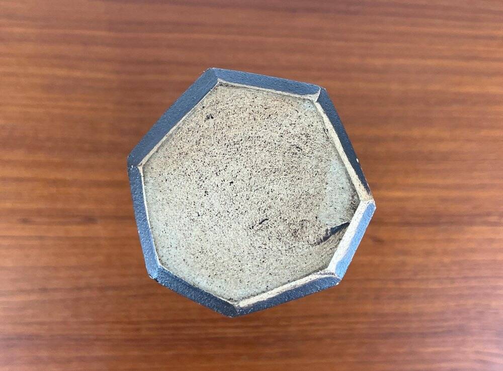 Japanese pottery vase from a mid-century Mashiko workshop, 1960s.