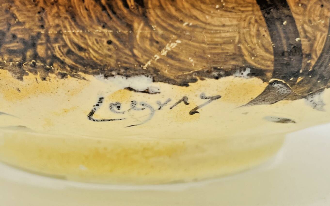 Glass cup François-Théodore Legras (1839-1916)