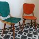 Pair of typical 60s chairs