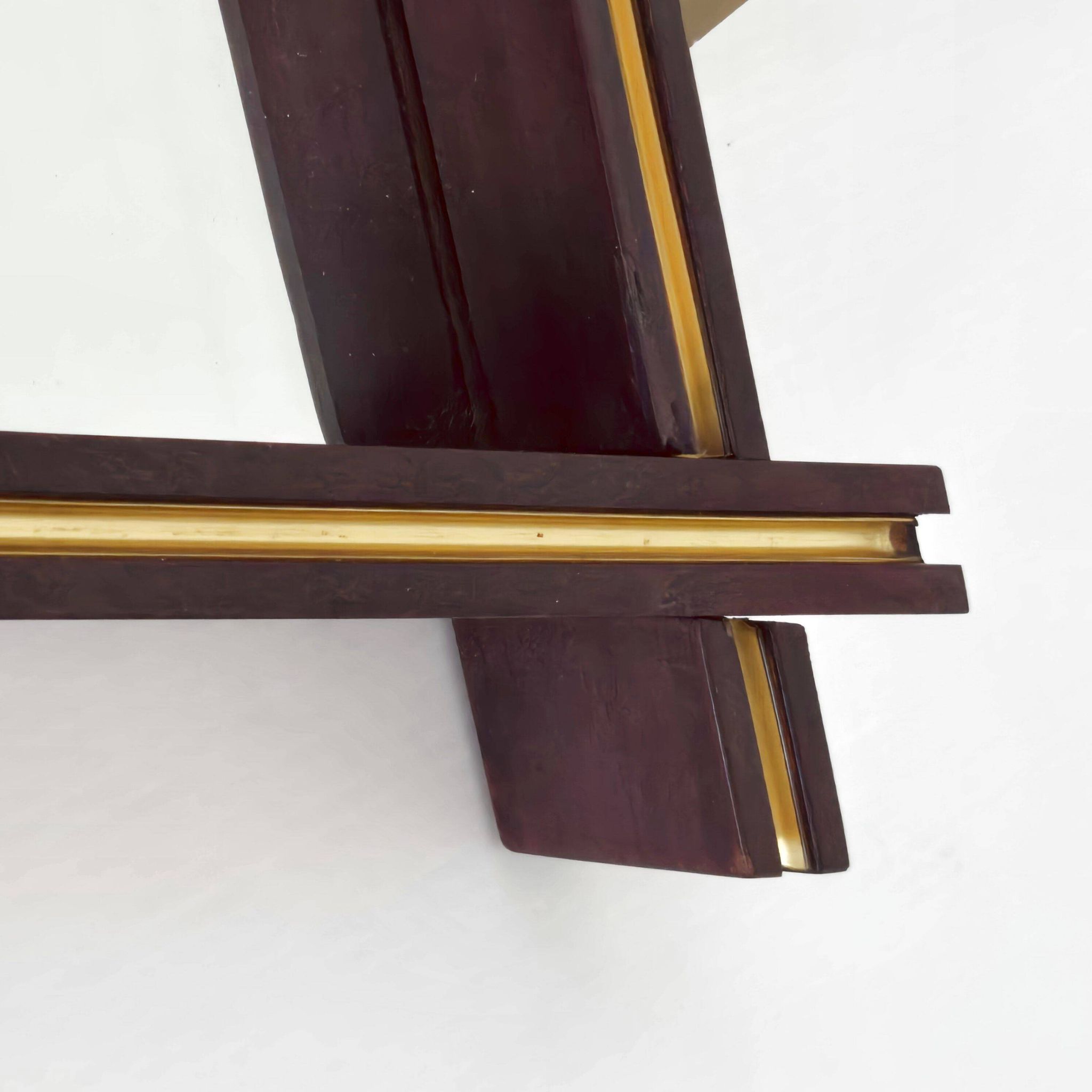 Vintage rosewood mirror 1960