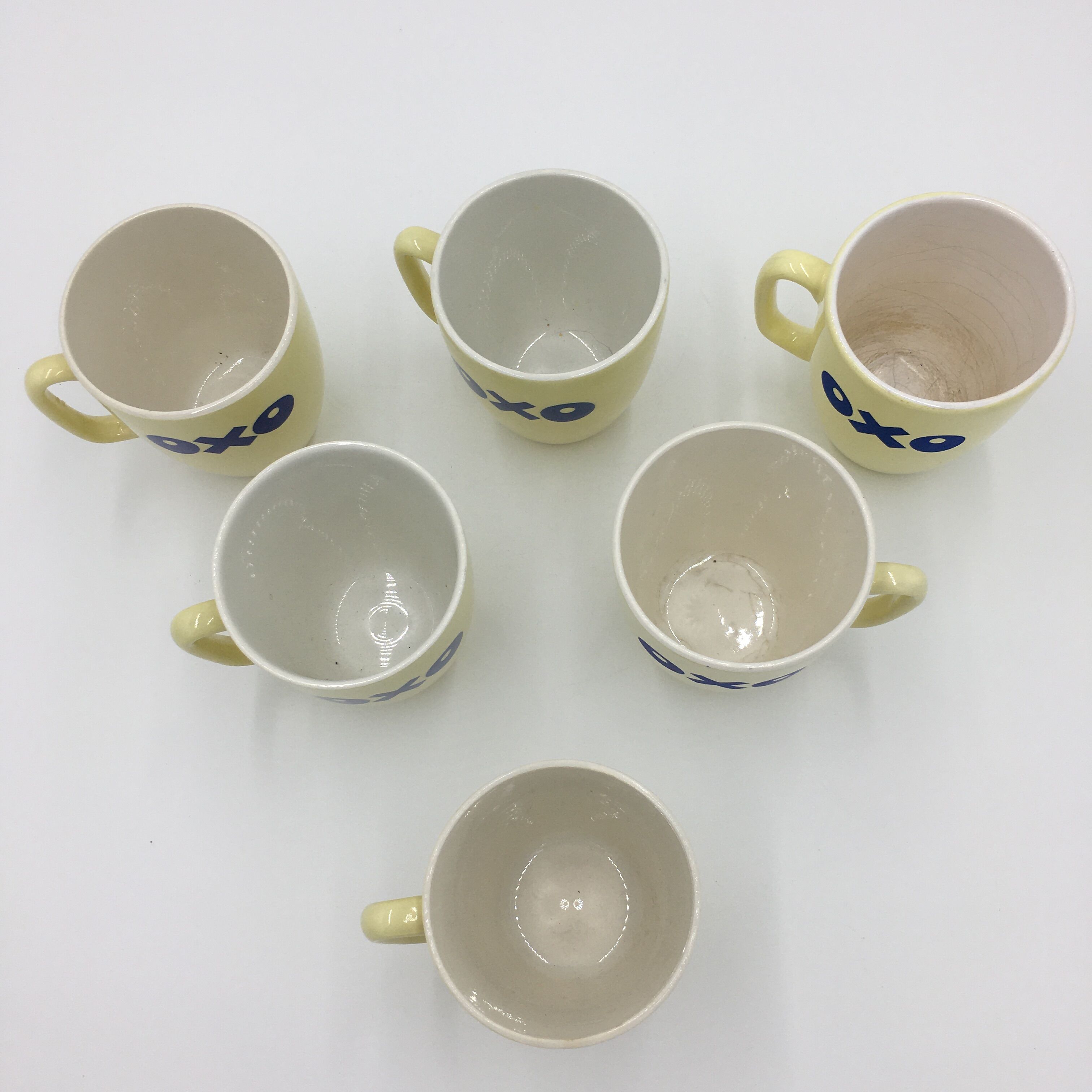 Lot of 6 OXO mugs
