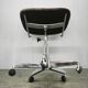 Italian Swivel Office Chair with Chrome Base, 1970s