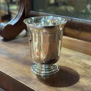 Silver-plated metal timbale ravinet d'enfert