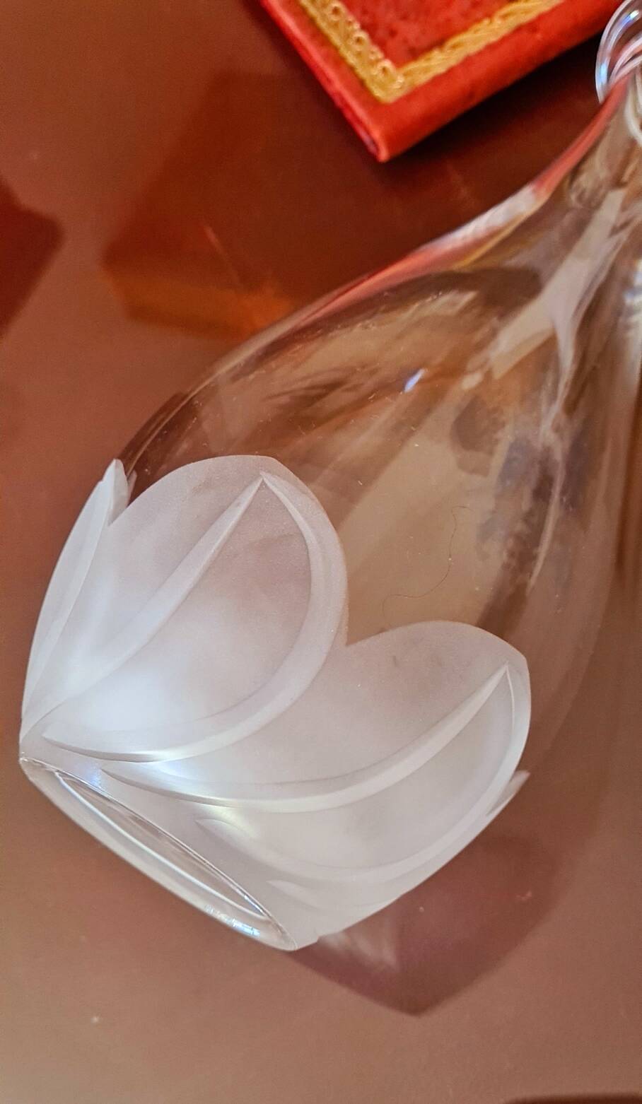 Large Durand Crystal Carafe