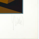 Yvaral "horizon structure" 1981 - original silkscreen print signed in pencil