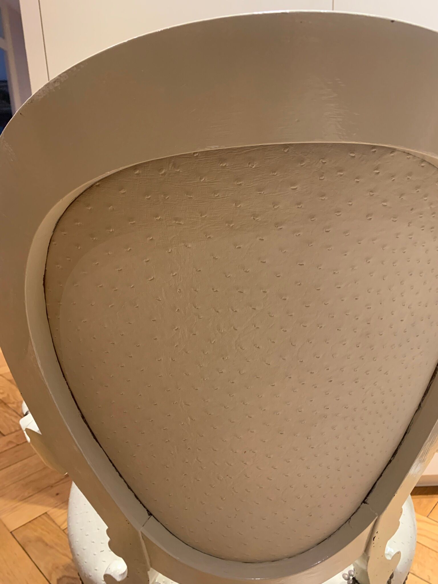 Authentic Napoleon III medallion armchair