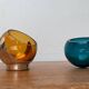 Set of 3 Mid-Century Space Age Art Deco German bowls by Quist, 1960s.