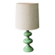 Vintage 70s lamp, turned wooden base
