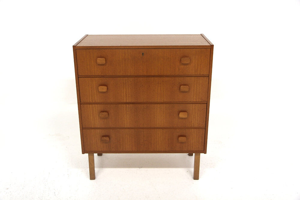 Scandinavian teak chest of drawers, Sweden, 1960.