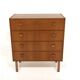 Scandinavian teak chest of drawers, Sweden, 1960.