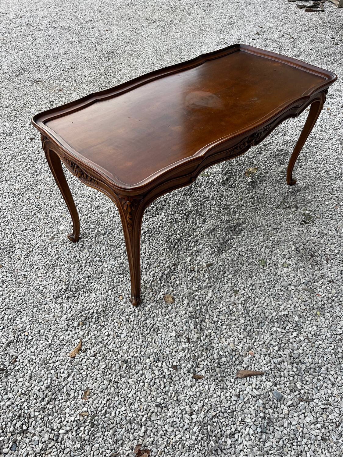 Wooden coffee table 1950/60