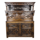 Charles II Oak Plaque, 1684, Set of 3