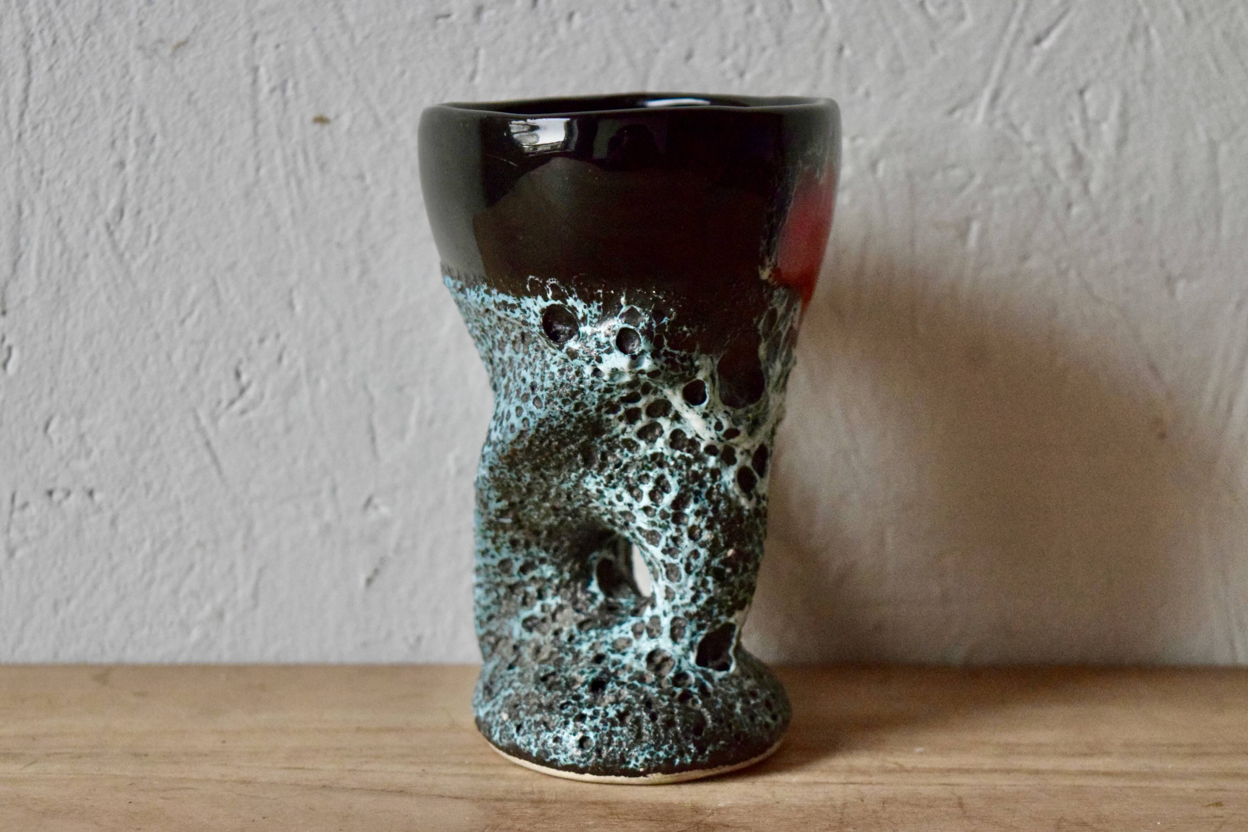 Vallauris mug or tankard - Fat Lava - Ecume de Mer - 1960