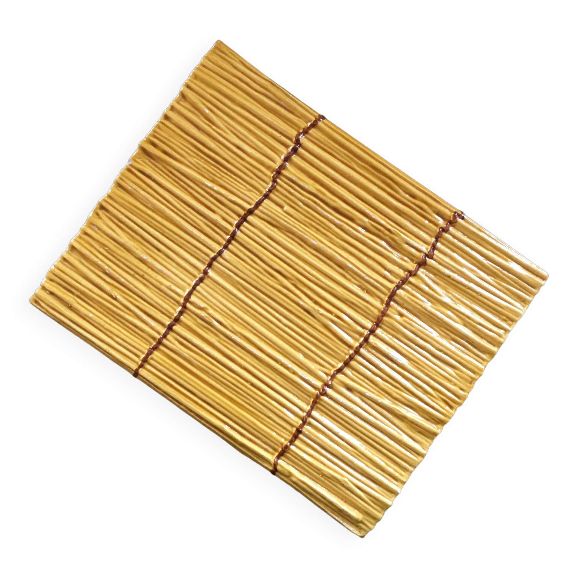 Straw-style slip tray