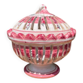Vintage pierced porcelain bonbonnière