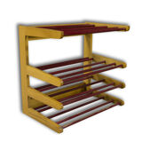 Wall shelf or shelf to vintage 60s shoes