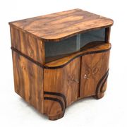 Art Deco glass chest of drawers, Poland, 1950s. After renovation.