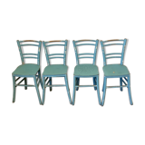 Chaises bleues