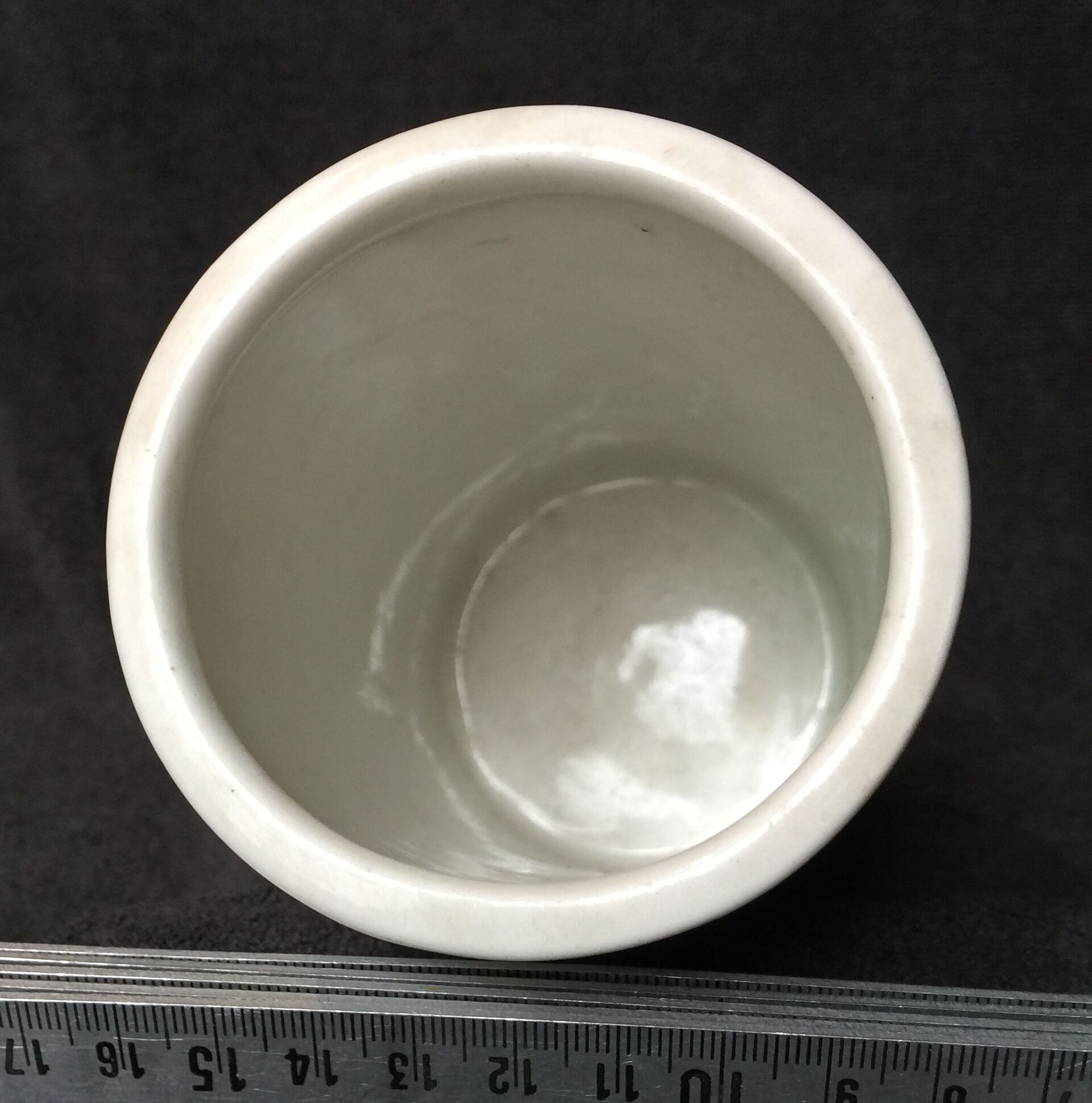 Small vase roll decoration birds branches of cherry blossoms and flowers