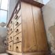 Meuble de métier en pin 1950