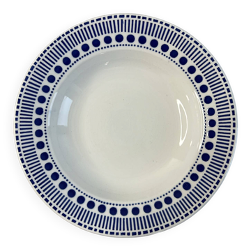 Deep plate Sarreguemines Béatrice collection 22cm