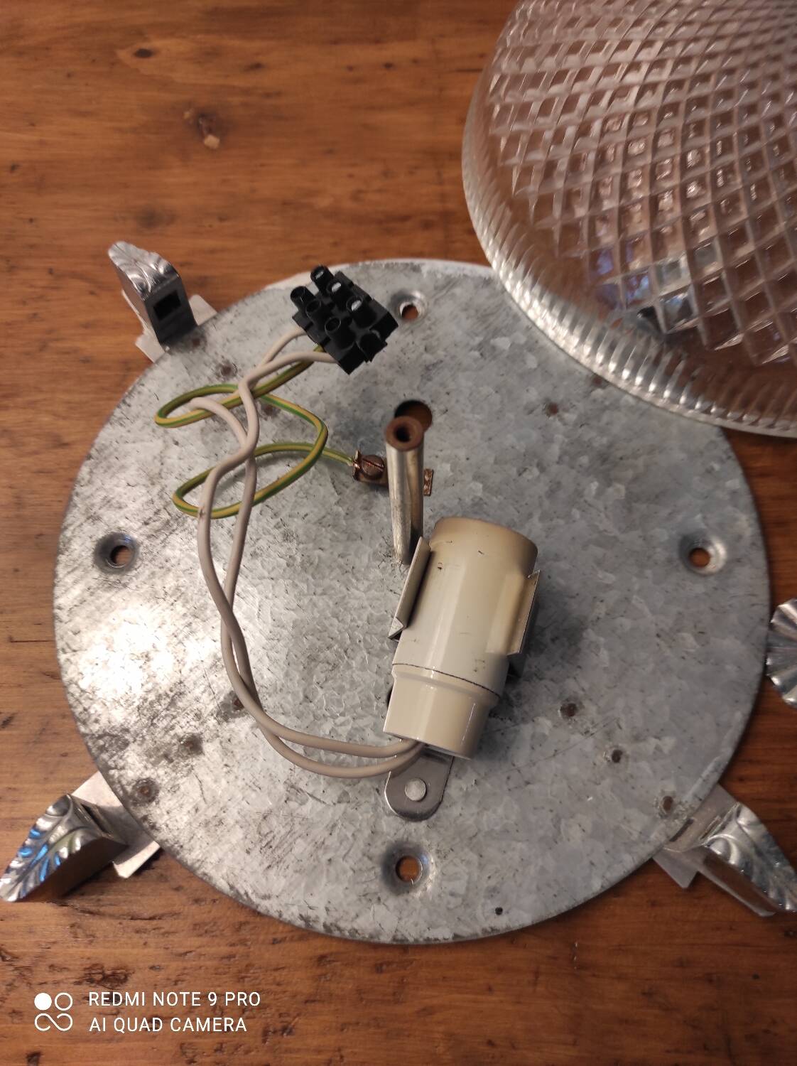 Wall light, ceiling light Diamond Glass