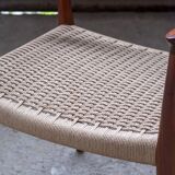 2x Niels Otto Møller Chair Model 56 in Teak, 1960s Denmark